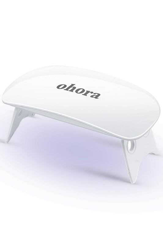 ohora Care LED Lamp for Semi Cured Gel Nail Strips - 6W Max, 2 Timers (45s / 60s), Portable Lamp for Curing Gel Nail Art, For Gel Stickers and Strips Only