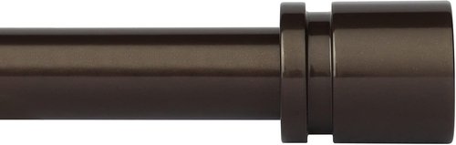 Byondeth Adjustable Curtain Rods - 16 to 88 Inches, 1 Inch Diameter, Antique Bronze Finish