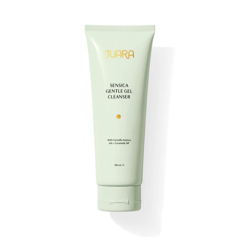 JUARA Sensica Gentle Gel Cleanser - Sulfate Free Face Wash for Sensitive Skin with Plant Extracts & MultiEx BSASM - Natural Daily Facial Cleanser, 3.3 oz
