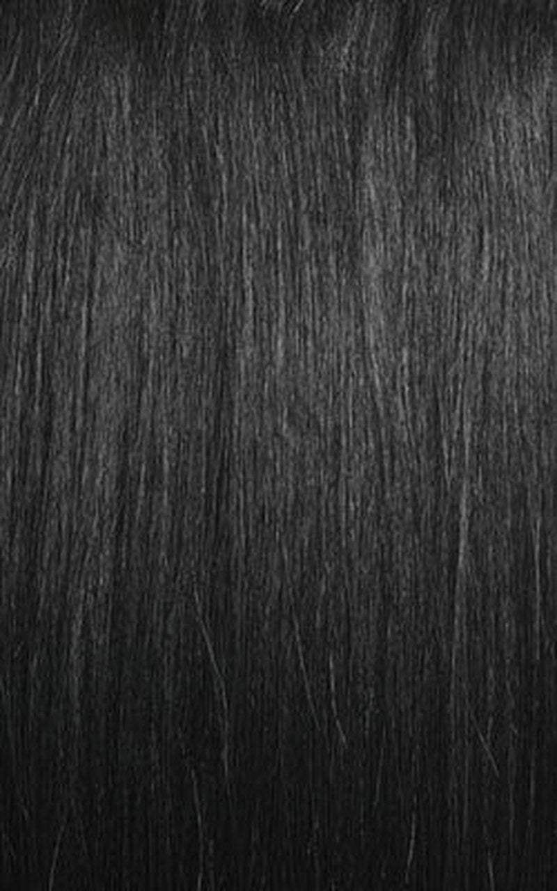 Sensationnel Instant Weave Half Wig - Seamless Synthetic Blend Hairpiece | Adjustable Drawstring (1 Jet Black)