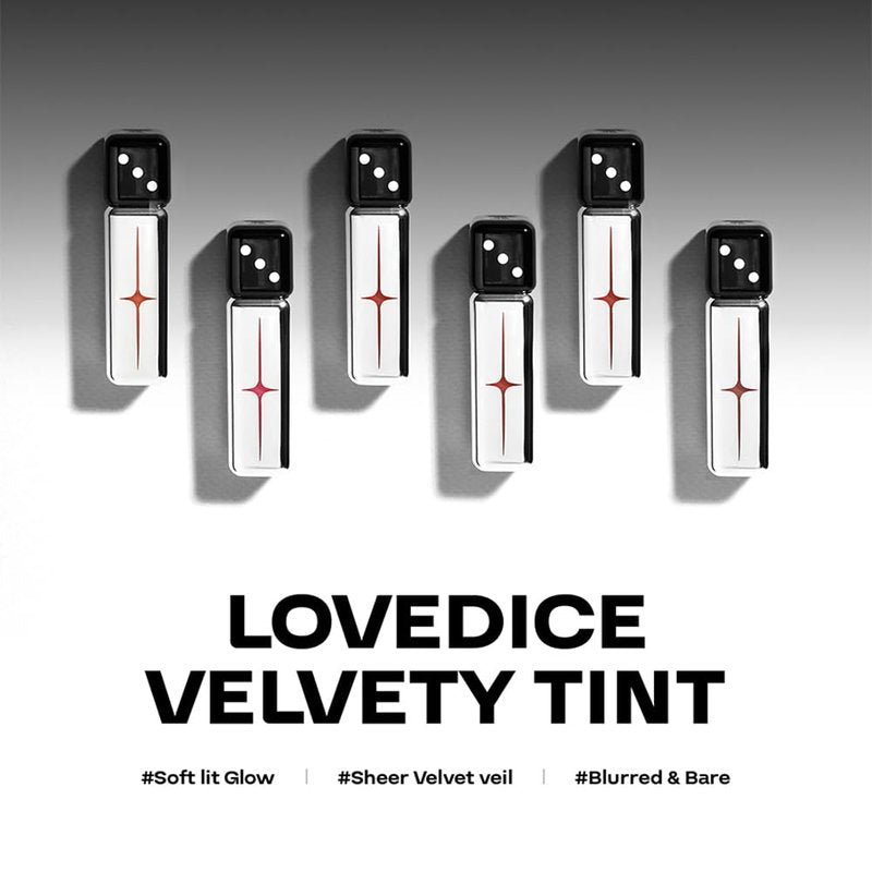 Lovedice Velvety Makeup Lip Tint | K-beauty, Glossy Lip, Lip Gloss, Soft Glow