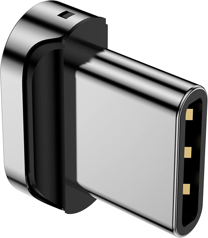 CNakdDG Magnetic Connector Tips Head for USB-C Android Devices (5 Pack), only Compatible 3A Magnetic Charging Cable