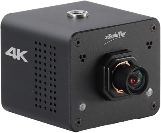 zowietek 4K Native NDI|HX3 POV Box Camera PoE, Auto Focus, SDI & HDMI & UVC Output, Standalone RTSP/RTMP(s)/SRT Live Streaming, Ultra-Compact, Interchangeable Lens, Mobile Phone/Tablet Control(M12 AF)