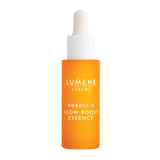 Lumene Nordic-C [Valo] Glow Boost Essence Serum for Face, Glow Up Vitamin C Serum with Hyaluronic Acid and Antioxidants, Enhancing Skin Hydration, 1 fl oz