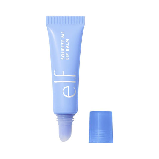 e.l.f. Squeeze Me Lip Balm, Moisturizing Lip Balm For A Sheer Tint Of Color, Infused With Hyaluronic Acid, Vegan & Cruelty-Free, Blueberry