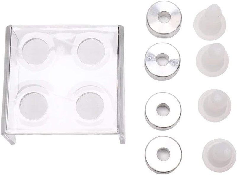 DIY Lipstick Mold - 9mm Silicone Lipstick Filling Tube for Handmade Lip Balm | 4 Holes Design