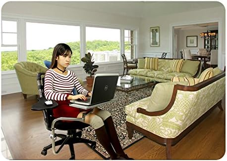 MagicHold Computer Keyboard Stand Laptop Mouse Mount for Workstation Video Gaming, Installed to Chair or Any Round Bar with Maximum 1.96 inch Diagonal Thickness