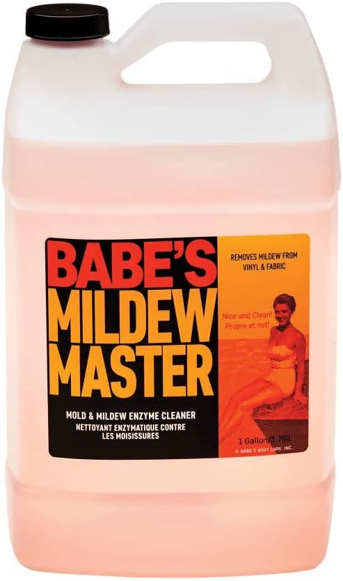 Babeâs Mildew Master â Lifts Marine Grime for Boats â Enzyme & Peroxide Formula â Safe for Carpet, Vinyl & Hard Surfaces