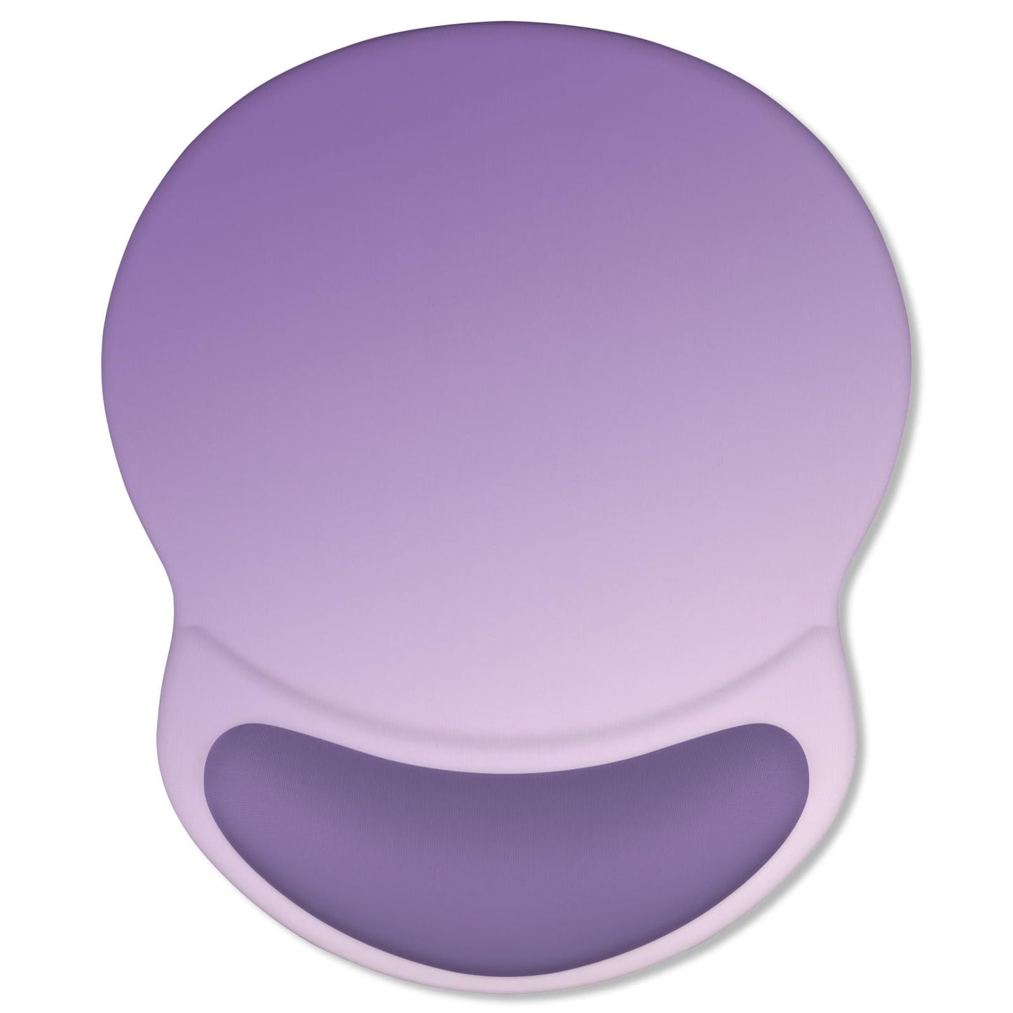 ITNRSIIET Ergonomic Mouse Pad with Comfort Gel Wrist Rest, Non-Slip PU Base, Smooth Textured Surface, Reduces Hand Fatigue & Wrist Pain, 8.7 x 7.2 Inch for Office Gaming Home, Lavender Fade