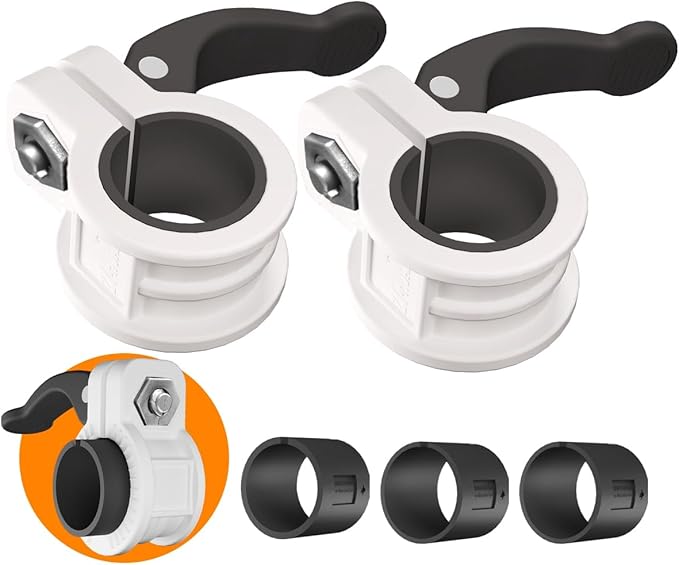 ZY-HUAN Mini Barbell Clips 1 inch I Multi-Size Adjustable Barbell Collar I 1 inch Barbell ClampsIQuick Release Weight Clips Pair of Locking for Dumbbell Bar