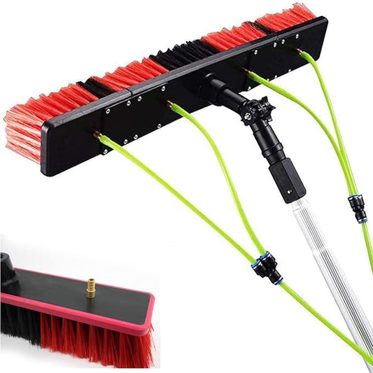 Window Cleaning Pole,High-Altitude Cleaning Brushes,Water Fed Telescopic Brush Conservatory Roof Cleaning Tools for Photovoltaic Panel Cleaning,7M,5M
