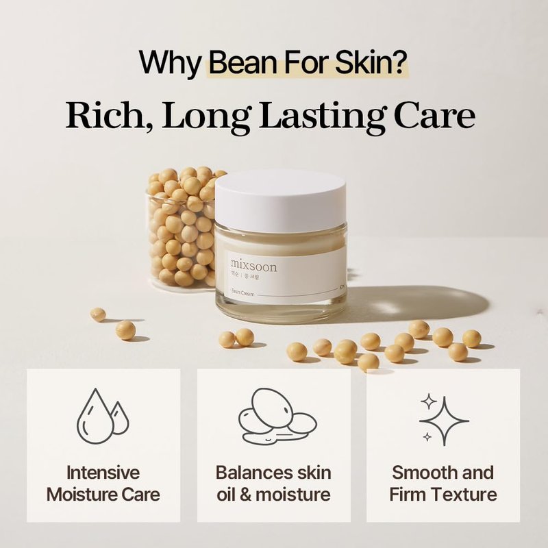 Bean Eye Cream - Hydrating 0.67 fl oz | Nourishing 1.69 fl oz for Dark Circles & Puffiness