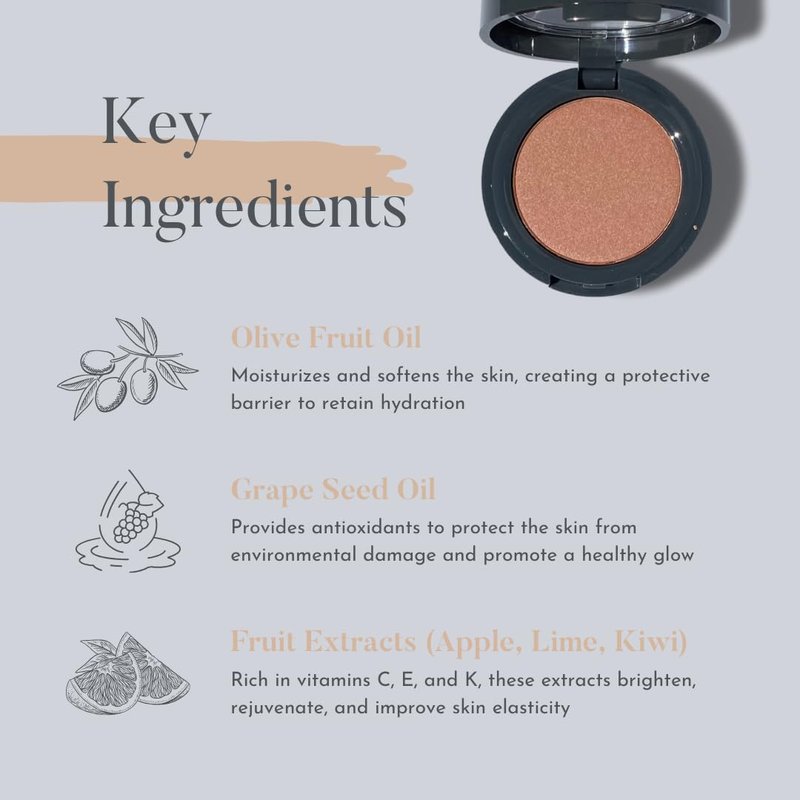 Cheek Envy Blush - Long-Lasting, Buildable Makeup Infused with Vitamins | Tahitian Sunset 0.88 oz