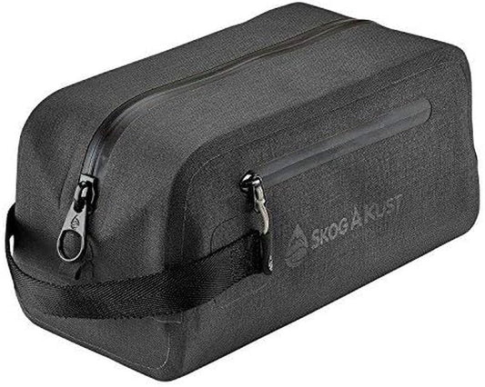 Skog Å Kust DoppSåk Waterproof Travel Toiletry Bag - Large, Leak-Proof Design, Black