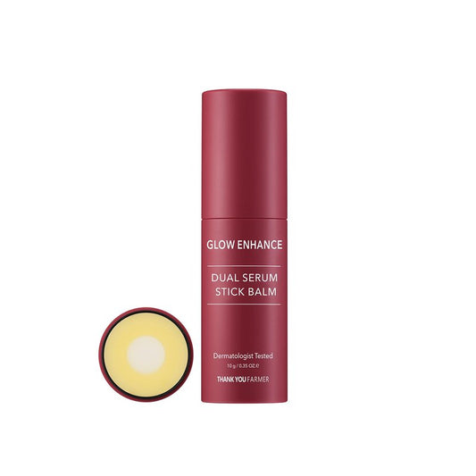 Glow Enhance Dual Serum Stick Balm - Korean Eye Cream for Fine Lines, Crows Feet | 0.35oz
