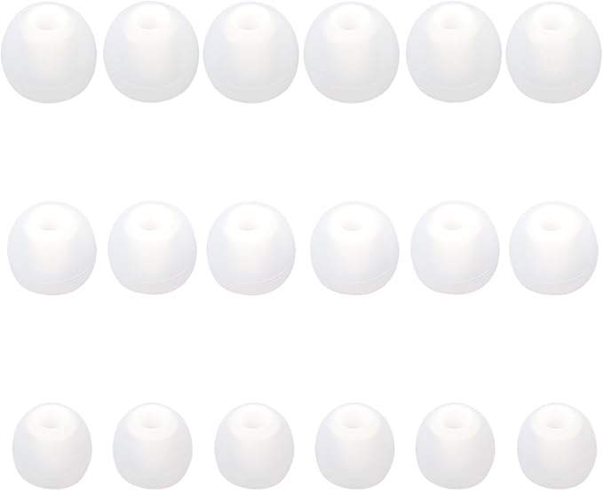 MMYQXI Earbud Replacement Tips Silicone Earbud Tips Fit for in-Ear Headphones (Inner Hole 3.8mm -5.1mm) Ear Tips 9 Pairs