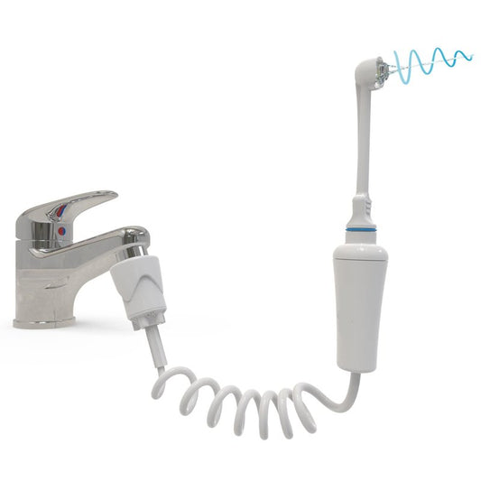 Orthodontic Water SOWASH VORTICE, Faucet Oral Irrigator Dental Water Floss, It Connects Directly to The Faucet, Non-Electric Dental Irrigator, with Vortice Orthodontic Tip (Int.Pat.), Italian Product
