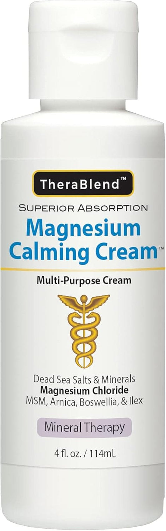 Magnesium Calming Cream - Soothing Moisturizer for Stress Relief | 4 oz