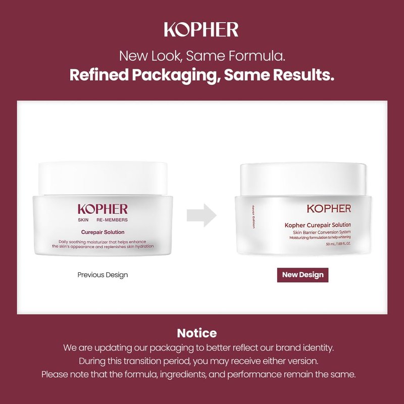 Kopher [4Ever Edition] Solution Cream, facial moisturizer for all skin types 1.69 fl. oz.
