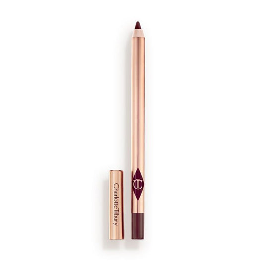 Charlotte Tilbury Lip Cheat Lip Liner Pencil - Creamy Fuller-Looking Lip Pencil with Jojoba Oil & Hyaluronic Acid - Waterproof, Smudge-Proof & Transfer-Proof - 6H Wear - Berry Naughty