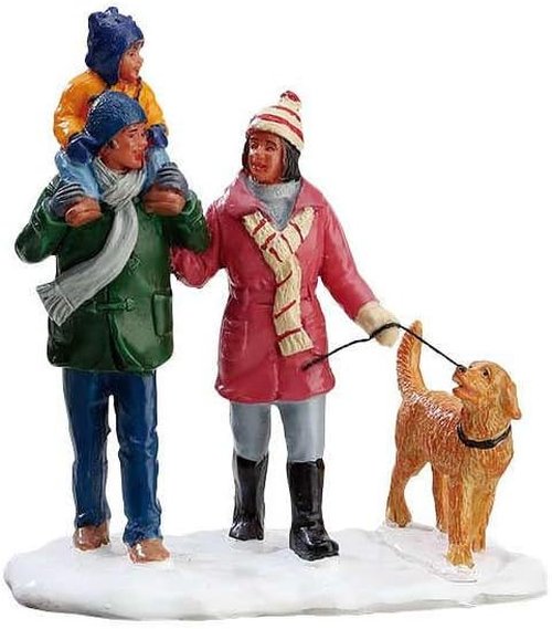 Lemax Village Collection - Winter Walk Figurine | Charming Holiday Decor for Your Home