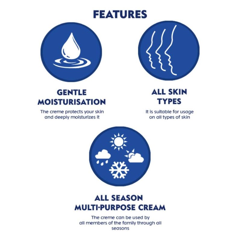 NIVEA Crème, Multi Purpose Cream, 400 ml