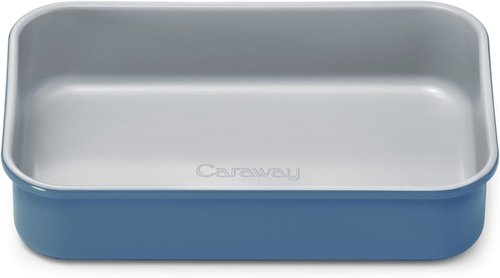 Caraway Nonstick Baking Pan - 9” x 6.5” Deep Ceramic Dish - Non-Toxic, PTFE & PFOA Free - Slate Color