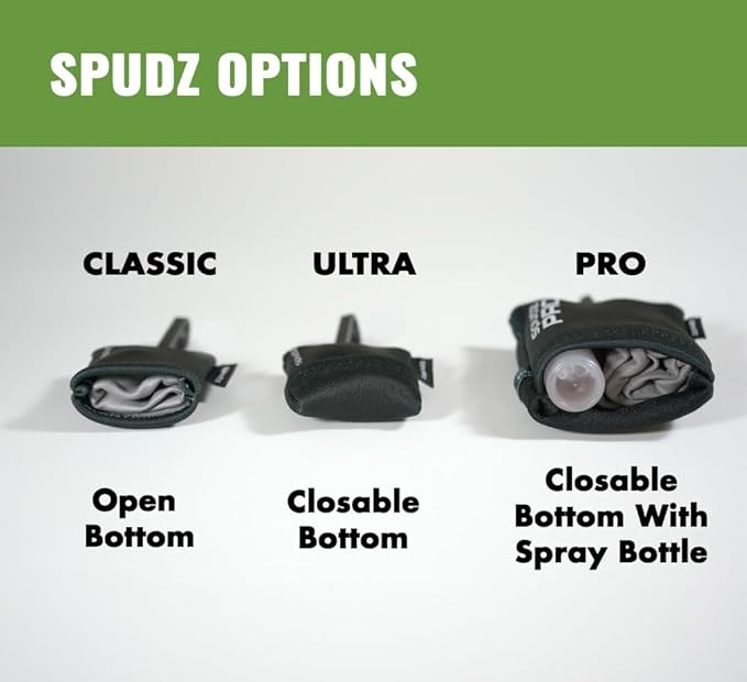SPUDZ Ultra Microfiber Lens Cleaner with Closeable Bottom – Clip-On Pouch, Washable – for Binoculars, Scopes, Glasses, Screens | Ultra Blaze Orange, 6 x 6 Inch (2-Pack)
