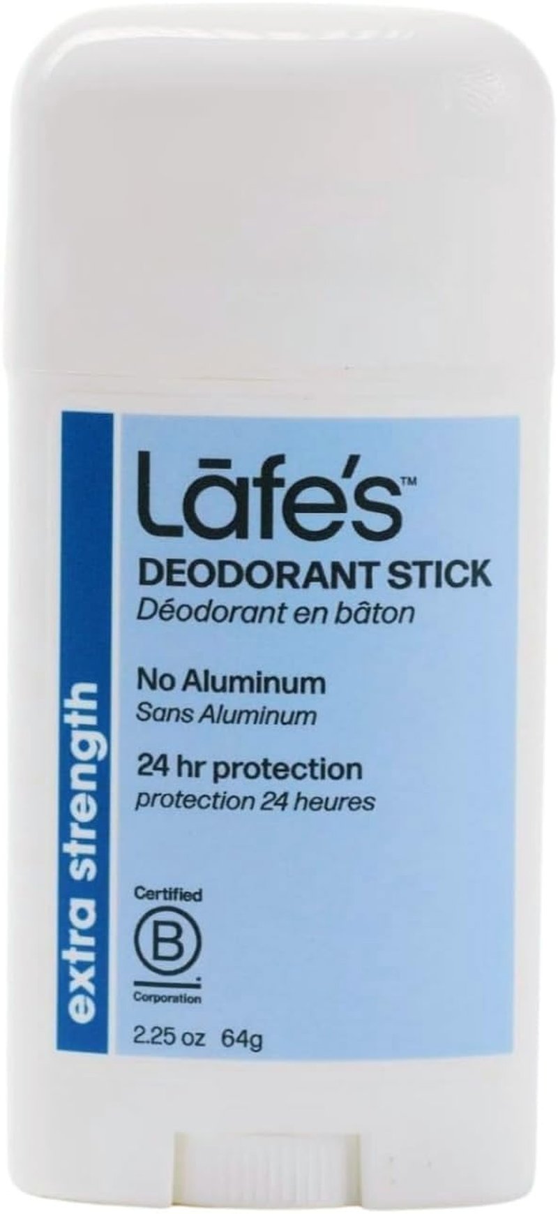 Lafe's Natural Body Care | 2 Fresh & 1 Extra Strength Deodorant Sticks | 24-Hour Protection & All Natural; 3 Pack (2.25oz each)