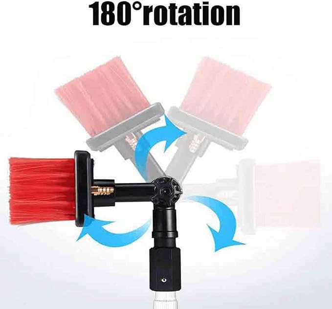 12ft-36ft Telescopic Window Cleaning Pole with Water Fed Brush - Extendable Roof Cleaner for Conservatories & High Windows - Professional Cleaning Equipment & Tools
