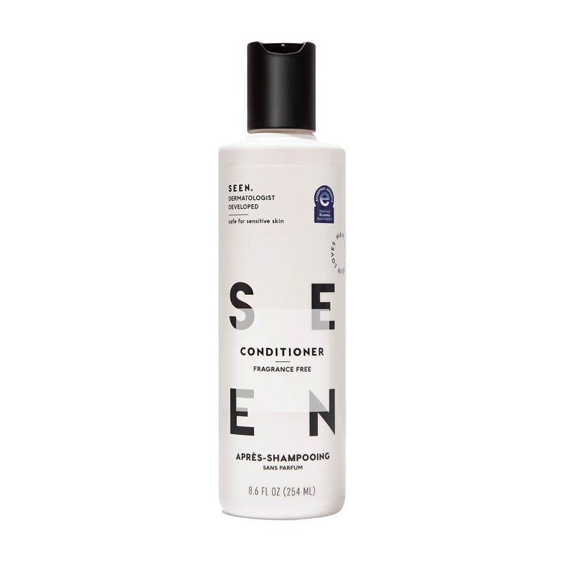 SEEN Conditioner, Fragrance Free - Non-Comedogenic Hair Conditioner - Dermatologist-Developed - Safe for Sensitive, Eczema & Acne Prone Skin