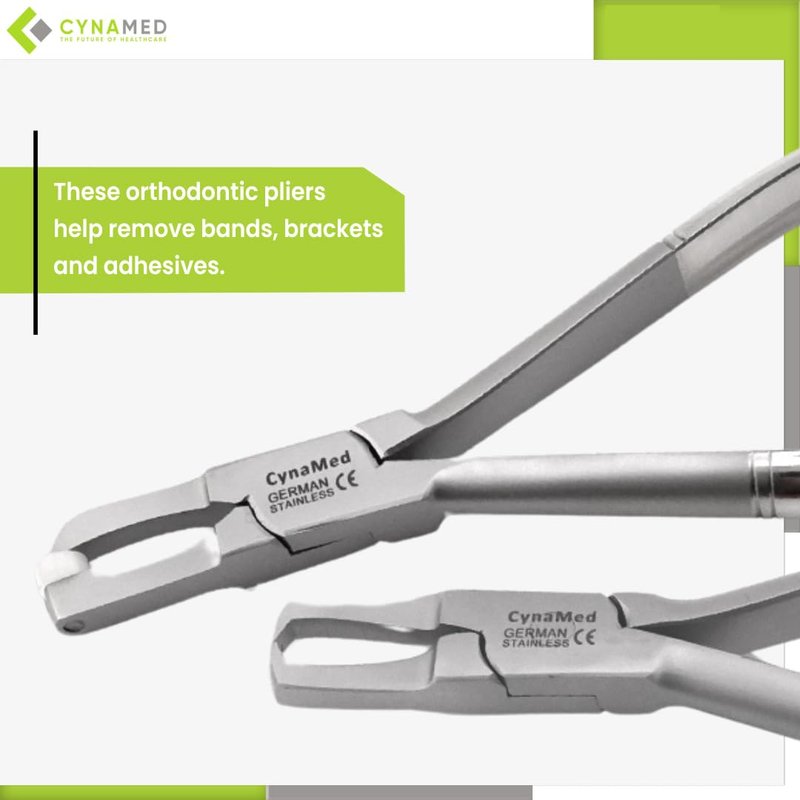 Cynamed Orthodontic Braces Removal Pliers - Professional Bracket Debonding Forceps - Dental Brace Remover Tool - High Precision Grip - Premium Stainless Steel