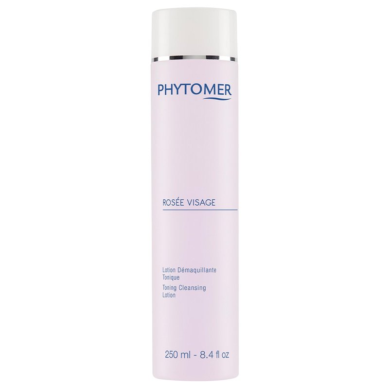 PHYTOMER Rosée Visage Face Toning Cleansing Lotion | All in One Cleanser, Makeup Remover & Toner | Gentle, Alcohol-Free Formula with Rose Water for Soft, Supple Skin (250 ml)