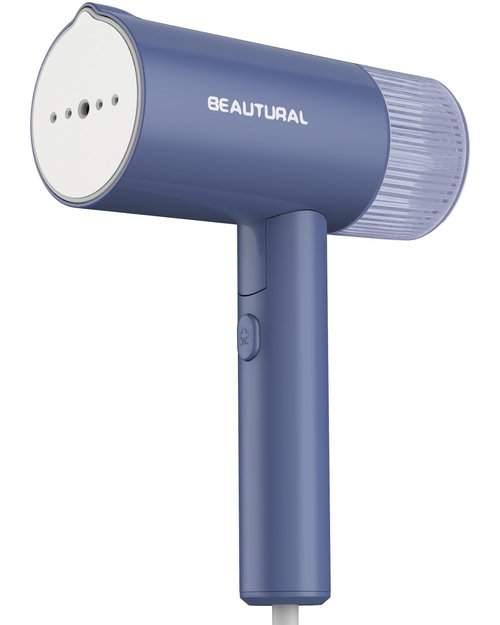 BEAUTURAL Steamer for Clothes, Portable Garment Wrinkle Remover, Fast 30s Heat-up, Foldable and Handheld, 120V Only (Not for 220V Europe), Blue