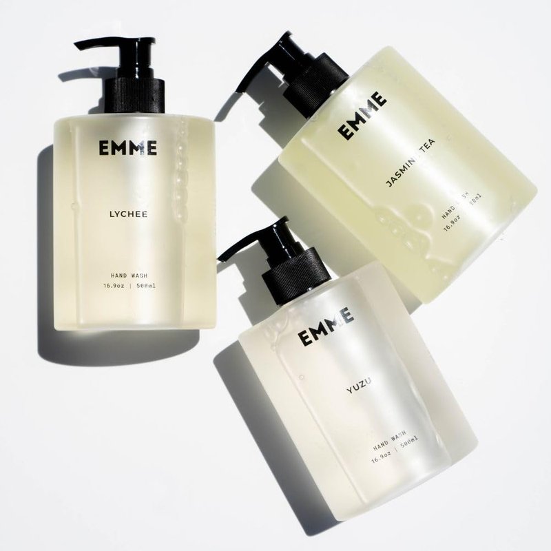 EMME nyc Hand Wash - Scented Liquid Hand Soap, Gentle Formula, Natural, Non-Toxic, Refillable Bottle 16.9 oz (Yuzu)