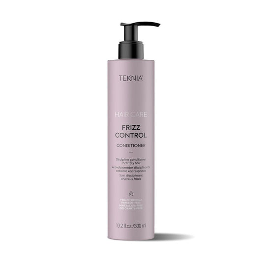 Lakmé Teknia Frizz Control Leave In Conditioner, Anti Frizz Conditioner for Frizzy or Curly Hair, 10.2 Fl Oz