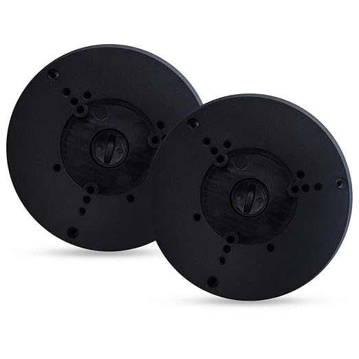 2 Pack PFA130-E Security Camera Junction Box (ABS) for Indoor & Outdoor Surveillance Camera - Security Camera Mount Bracket Waterproof Universal Camera Mount for Dome, Turret & Bullet Cameras (Grey)