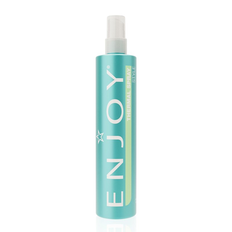 Enjoy Thermal Spray, Non-Aerosol Firm Flexible and Brushable Hold Hairspray, Heat Protection and Radiant Shine for Hot Tool Styling, 10.1 Fl Oz