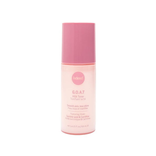 Indeed Labs G.O.A.T. Milk Toner | Pore Unclogging, Texture Refining, & Hydrating Toner for Face | with Carnitine & Succinic Acid for Sebum Control & Skin Barrier Support | For All Skin Types, (100 mL)