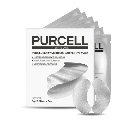 Pixcell Biom Moisture Barrier Eye Mask - Hydrating Under Eye Patches for Soothing & Firming | 6 Pairs, 0.10 oz Each
