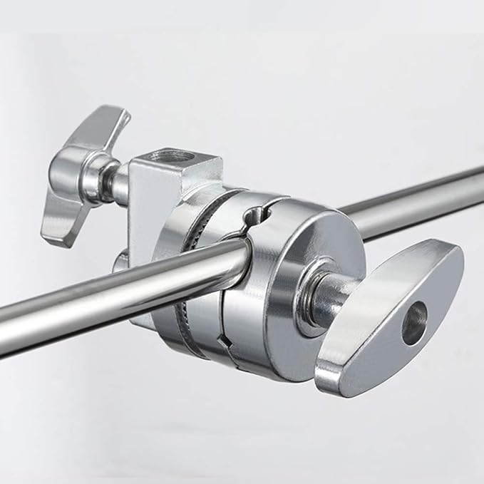 SUPON Aluminum Alloy Multi Functional Heavy Duty 2.5 inch Grip Head Swivel Head Clamp Holder Bracket Adapter with 1/2",1/4",3/8", 5/8" Mount for Light Stand, Extension Boom Arm,Photographic Equipment