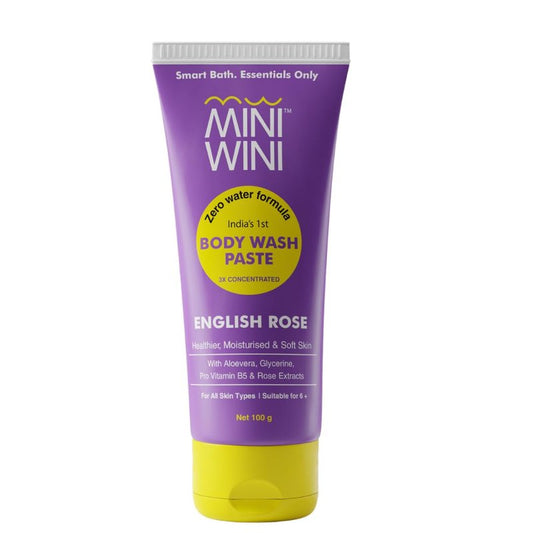Aloe-Based 2-in-1 Body Wash Paste - Waterless Shower Gel for Face & Body | TSA Approved, Vegan, 100g (3.2 fl oz)