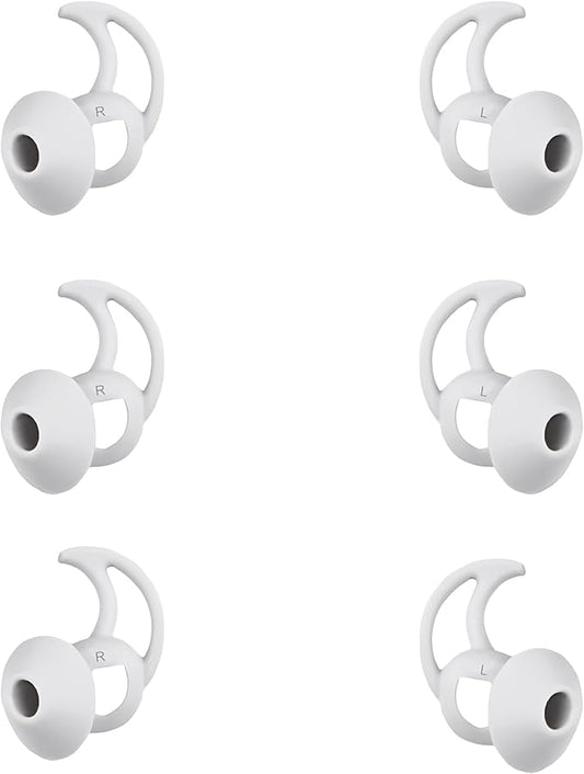 CYADCI Silicone Earbud Tips 3 Pairs Small Eartips Compatible with Bose QuietComfort Earbuds and Sport Earbuds