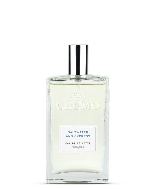 Cremo Saltwater Cypress Cologne Spray - Lively Sea Spray & Green Mango Blend | 3.4 Fl Oz