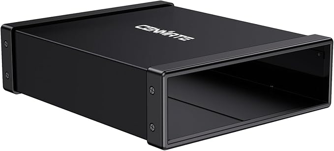 5.25" Blu-Ray/CD/DVD SATA Drive Enclosure with USB A/C 3.0, 5.25 Drive Enclosure, Optical Drive Enclosure fit any drive depth up to 171mm, Aluminum Alloy, Hot swappable(Optical Drive not Included)