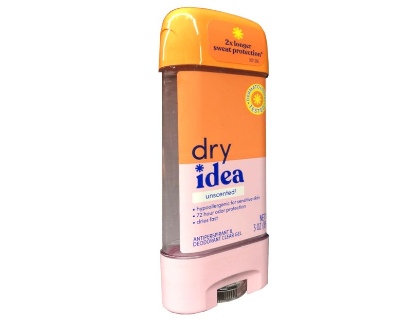 Dry Idea Advanced Dry Unscented Antiperspirant & Deodorant Clear Gel 3 oz (Pack of 5)
