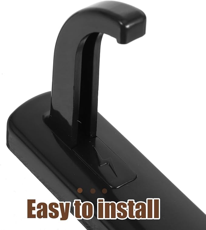 Angoily Monitor Headphone Stand Hook, 20 Pcs Universal Headset Hanger Wall Mount Holder, Screen Edge Under Desk Earphone Mount with Cable Organizer, Compatible with All Headphones