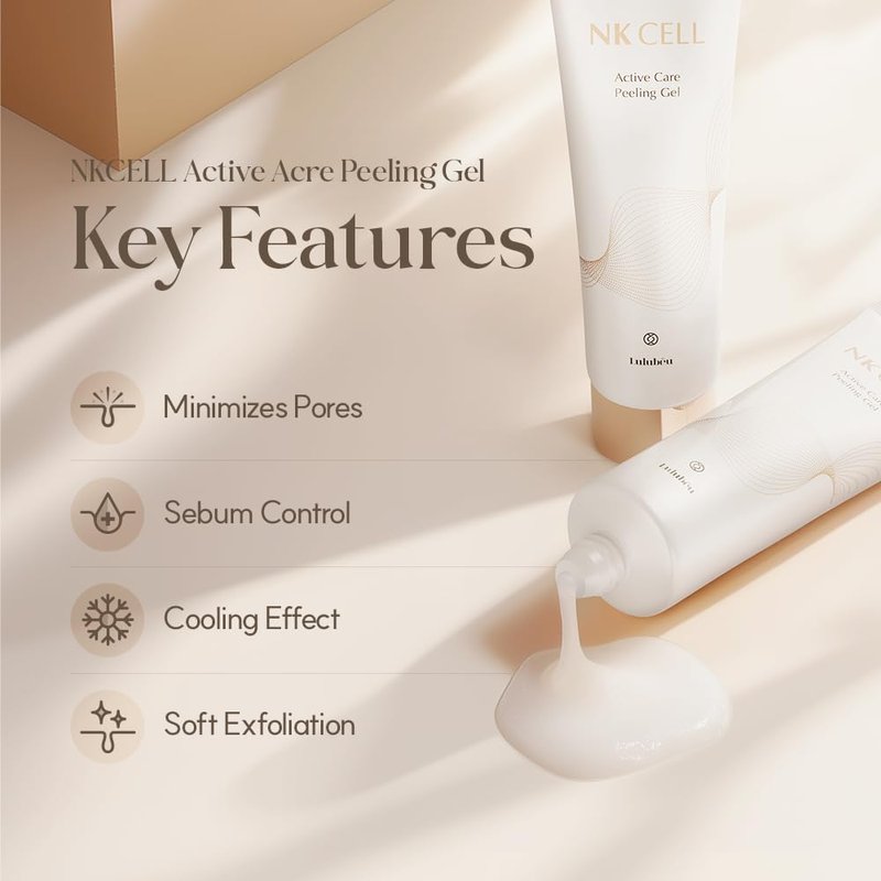 Active Care Exfoliating Peeling Gel - NK Cell Technology & Niacinamide for Hydrated, Smooth Skin | 4.06 fl oz