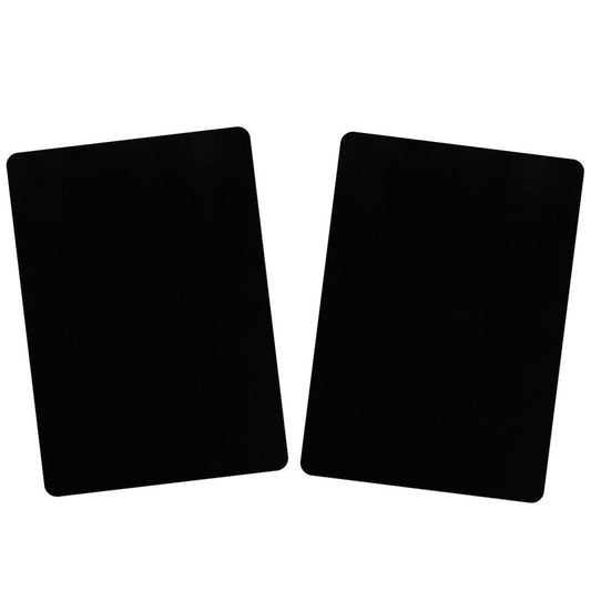 Bowitzki face painting practice board,2 pieces reusable colorful face paint practice board,painting makeup exercise template A4 size (Black)