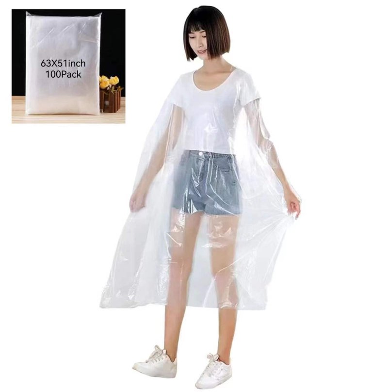 YH Maialan Disposable Barbershop Capes, Hair Cutting Capes 100 pcs 63 in x 51 in, Professional Waterproof Haircut Cape, Salon Cape For Hair Dye Washing